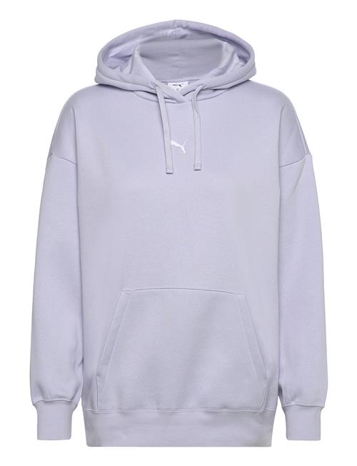 Ess Over D Hoodie Fl PUMA Purple