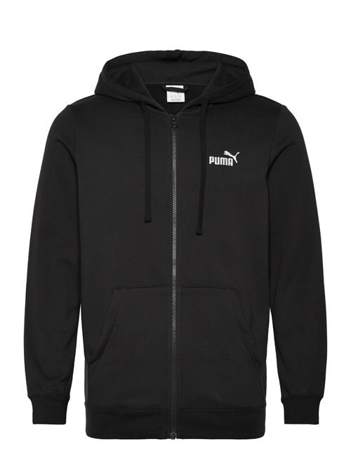 Ess No. 1 Logo Full-Zip Hoodie Fl PUMA Black