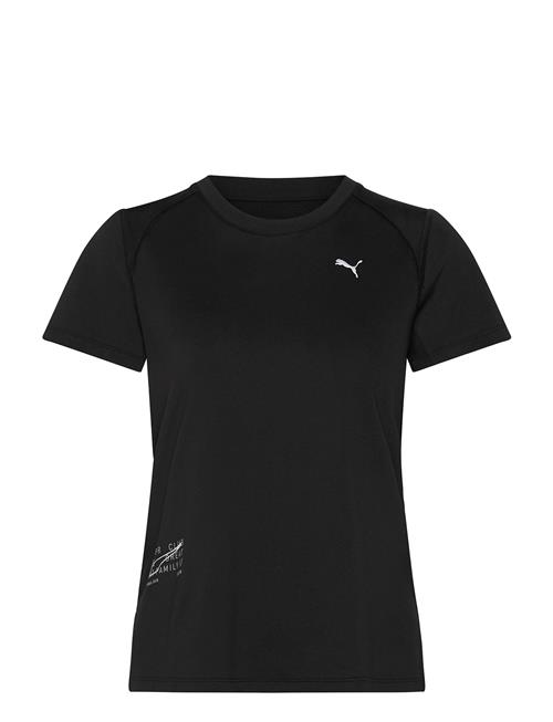 W Run Graphic Mesh Tee PUMA Black