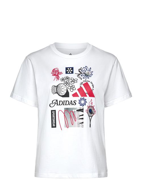W C Photo Tee 2 Adidas Sportswear White