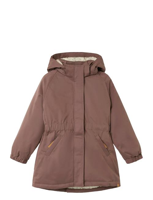 Nmfgerda Padded Long Jacket Fo Lil Lil'Atelier Grey