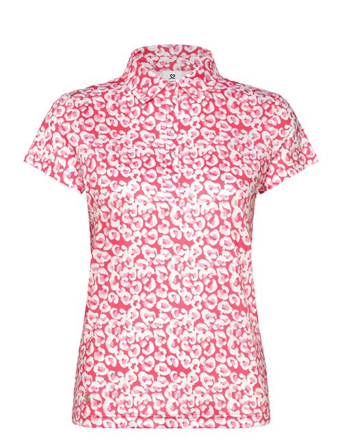 Sheermotion Cap S Polo Shirt Daily Sports Pink