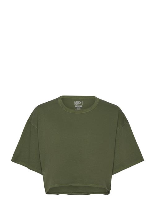 Relaxed Crop Wash Ss Tee VANS Green
