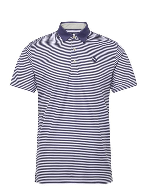 Pure 2.0 Striped Polo PUMA Golf Blue