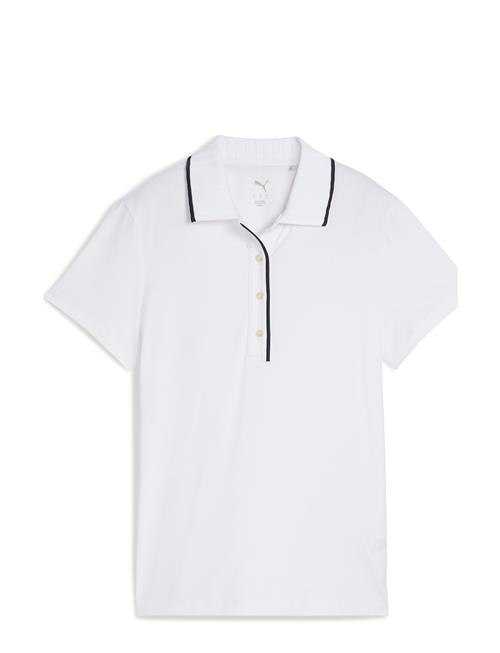 W Cloudspun Bridges Ss Polo PUMA Golf White