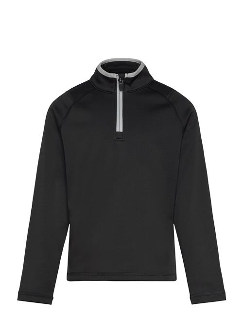 Boys Waffle Fleece 1/4 Zip PUMA Golf Black