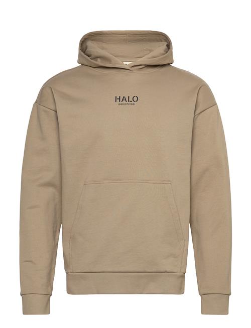 Halo Graphic Hoodies HALO Beige