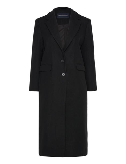Fawn Felt Coat French Connection Black