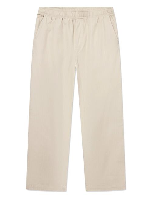 Wwlax Herringb Trousers DOUBLE A BY W.W. Cream