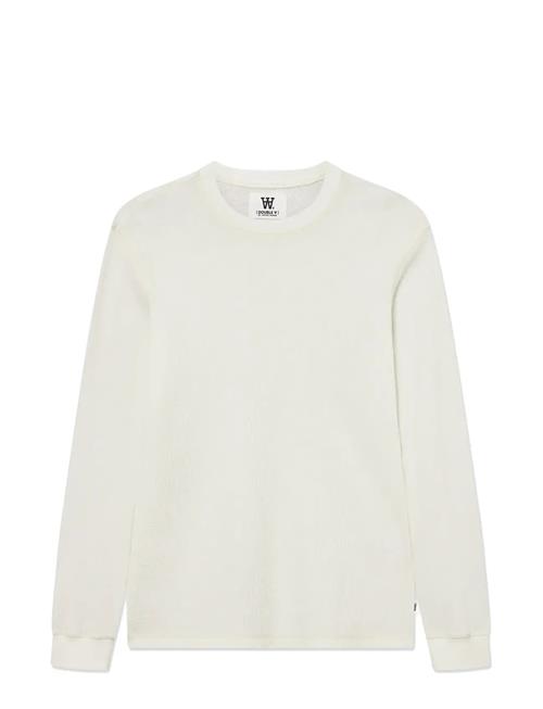 Wwemil Waffle Ls T-Shirt DOUBLE A BY W.W. Cream