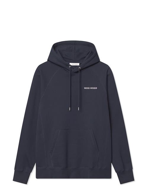 Wwfred Hoodie Chest Print WOOD WOOD Navy