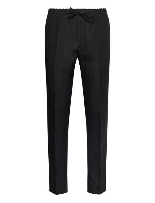 Soren Drape Linen Pants J. Lindeberg Black