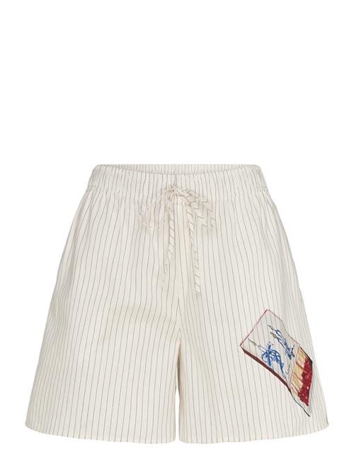 2339 Crisp Stripe Shirting, Elastic STINE GOYA White