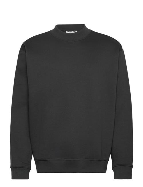 Relaxed Heavy Sweatshirt Weekday Black