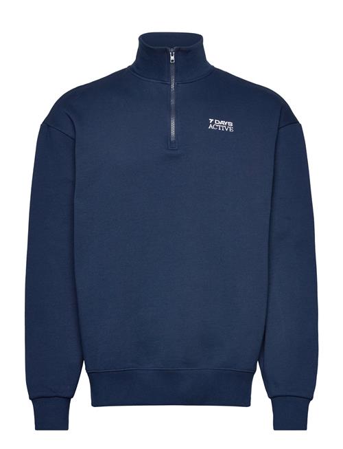 Organic Regular Half Zip 7 DAYS Active Navy