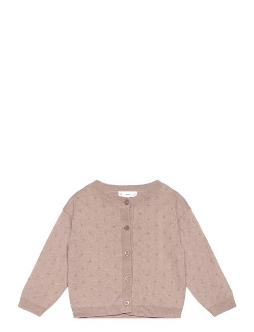 Button Knit Cardigan Mango Beige