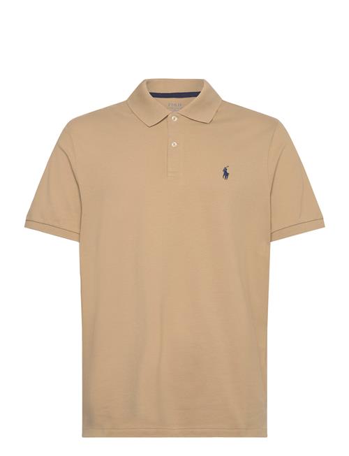 Tailored Fit Performance Mesh Polo Shirt Ralph Lauren Golf Beige