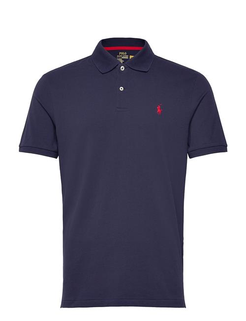 Tailored Fit Performance Mesh Polo Shirt Ralph Lauren Golf Navy