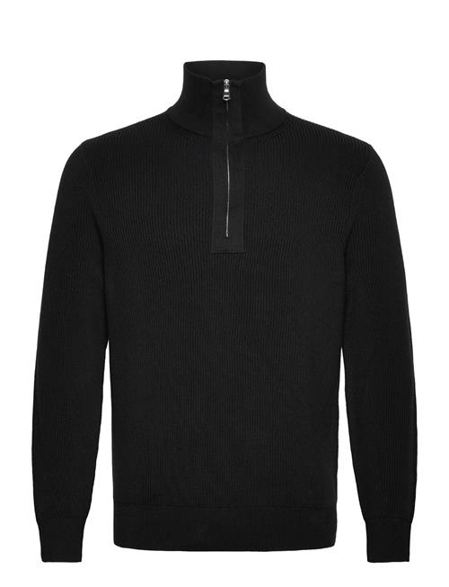 Alex Half Zip Knitted Sweater J. Lindeberg Black