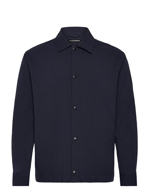 Celian Seersucker Overshirt J. Lindeberg Navy