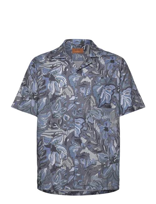 Mmgbabel Sun Linen Ss Shirt Mos Mosh Gallery Navy