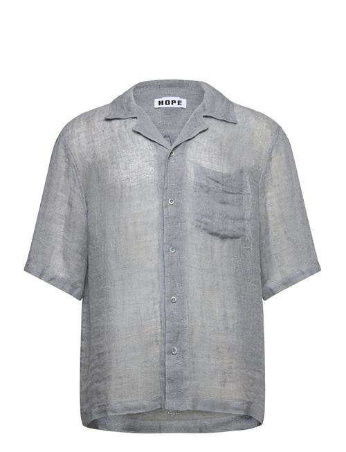 Blues Shirt Sheer Blue Linen Hope Blue