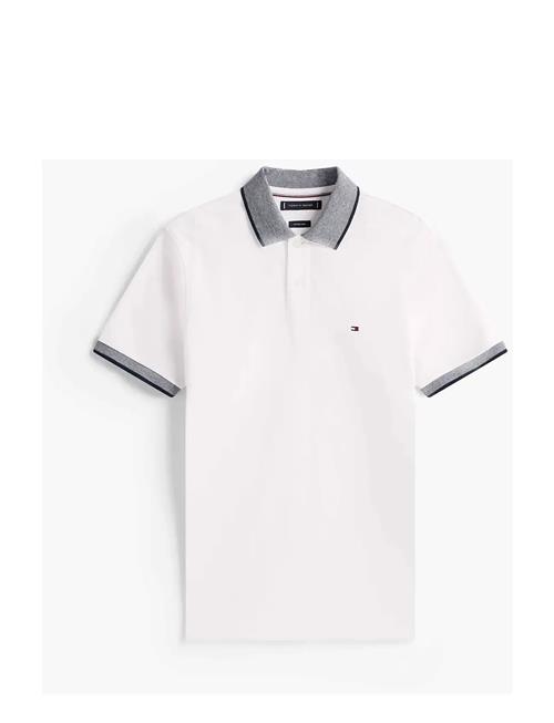 Cotton Linen Pique Reg Polo Tommy Hilfiger White