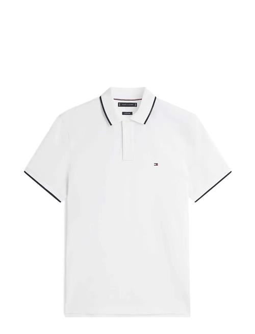 Ic Linen Pique Reg Polo Tommy Hilfiger White