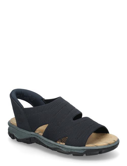 Rieker Ladies' Sandals 68895-14 Blue Rieker Black