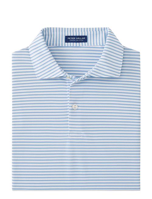 Tempo Performance Mesh Polo - Edwin Spread Collar Peter Millar White