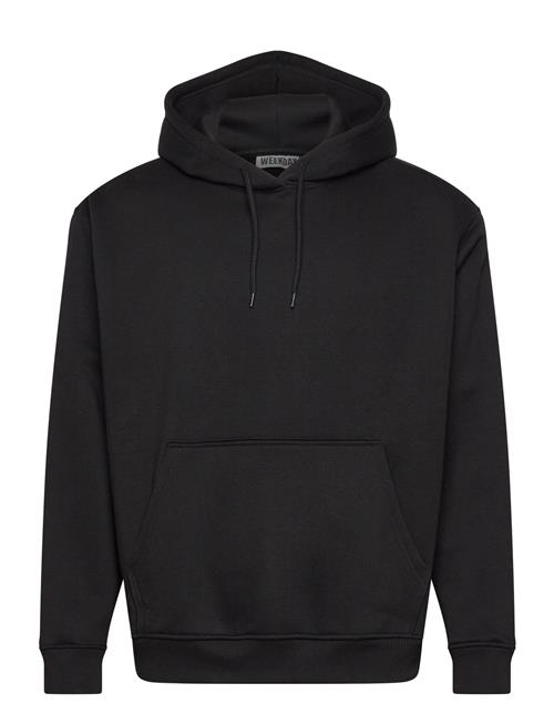 Relaxed Heavy Hoodie Weekday Black