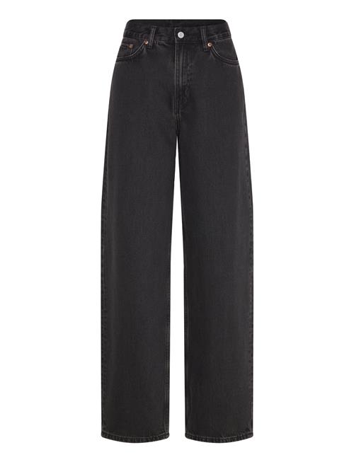 Rail Mid Loose Jeans Weekday Black