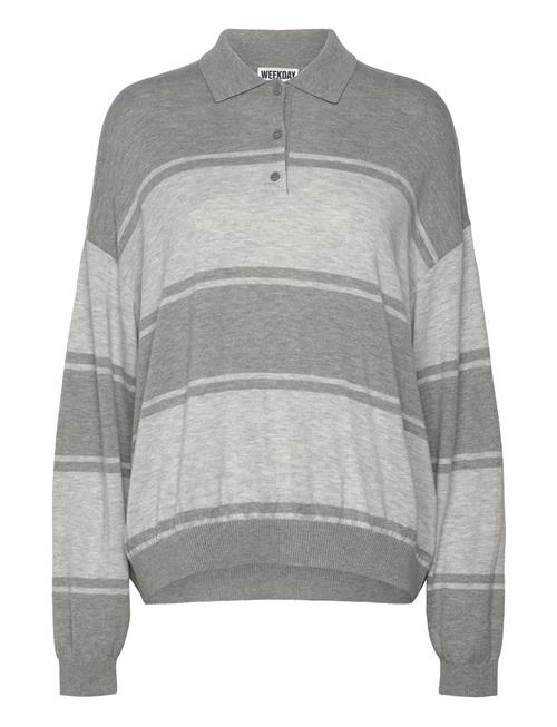 Piké Sweater Weekday Grey