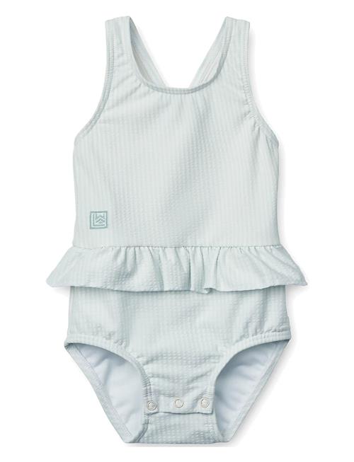 Amina Baby Stripe Swimsuit Liewood Blue