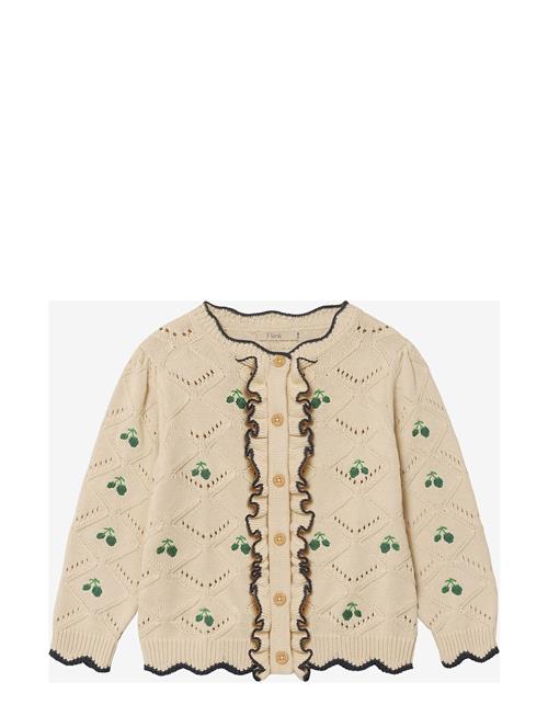 Mela Ruffle Cardigan Fliink Cream