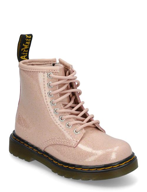 1460 T Powder Pink Nebula Glitter Dr. Martens Pink