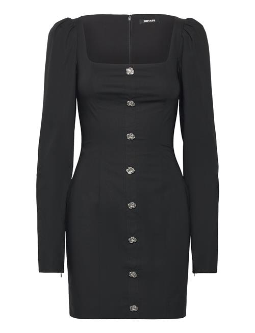 Scoup Neck Ls Mini Dress ROTATE Birger Christensen Black