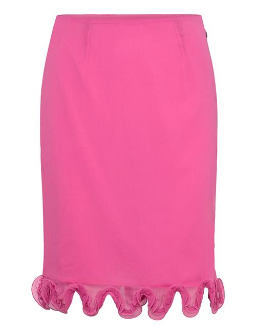 Chiffon Ruffle Skirt ROTATE Birger Christensen Pink