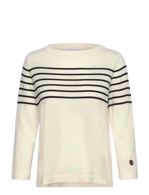 Helen Striped Top BUSNEL White