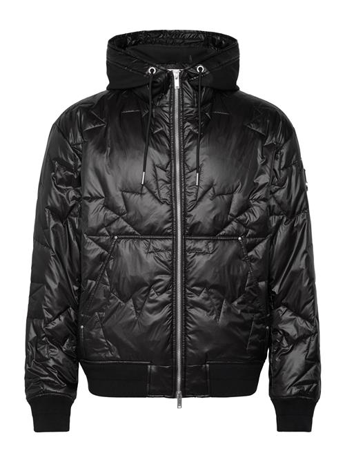 Icon Leaf Quilt Bomber Moose Knuckles Black