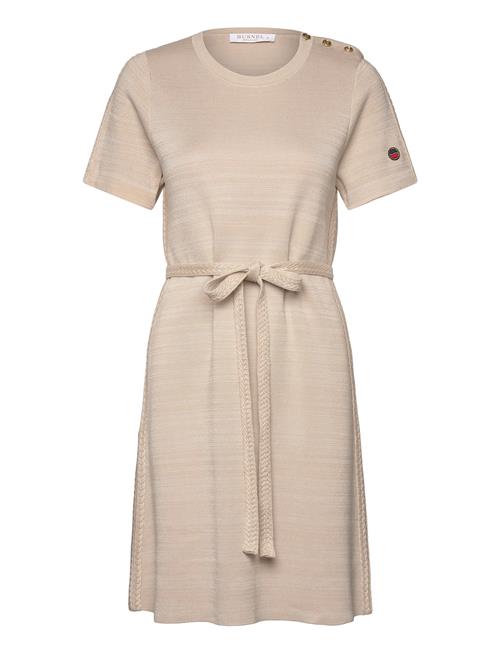Mariette Solid Dress BUSNEL Beige
