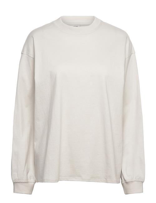Over D Long Sleeve T-Shirt Monki Cream
