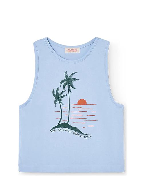 Frog Kid Tank Top Soft Blue THE ANIMALS OBSERVATORY Blue