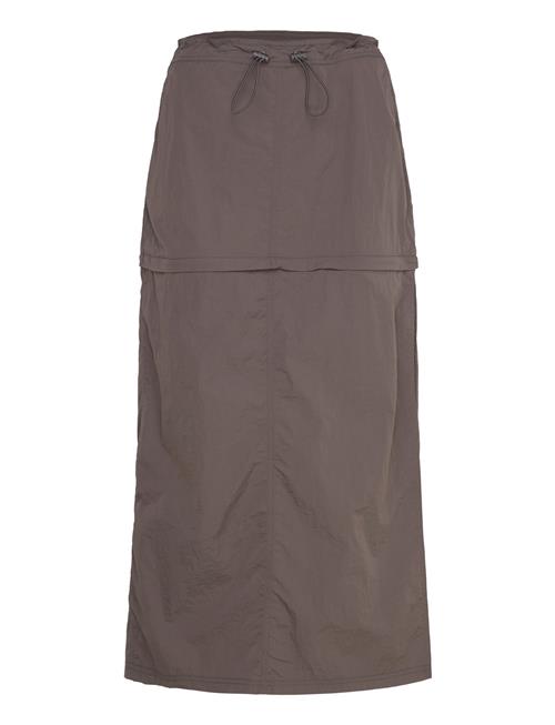 Maxi Cargo Skirt Monki Grey