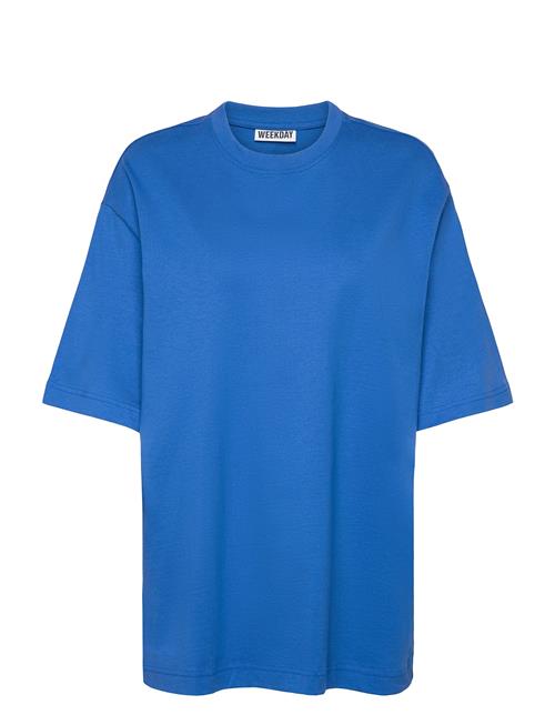Over D T-Shirt Weekday Blue