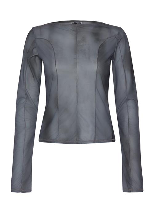 Printed Long Sleeve Weekday Grey