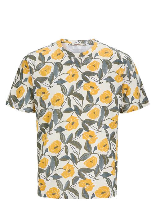 Jack & Jones Joralmeria Aop Tee Ss Crew Neck Jnr Jack & J S Yellow