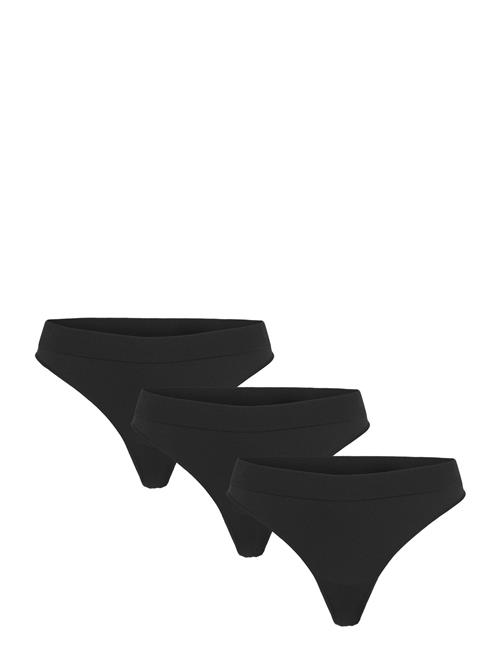 Seamless Thong 3-Pack Weekday Black