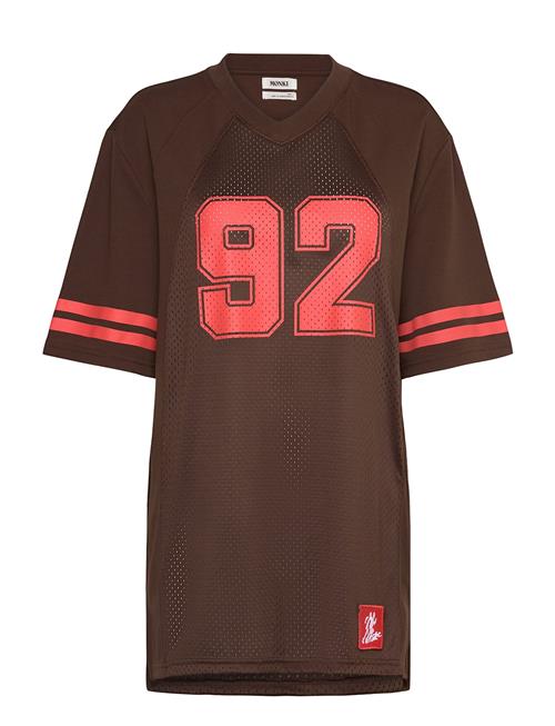 Tee Dress Monki Brown