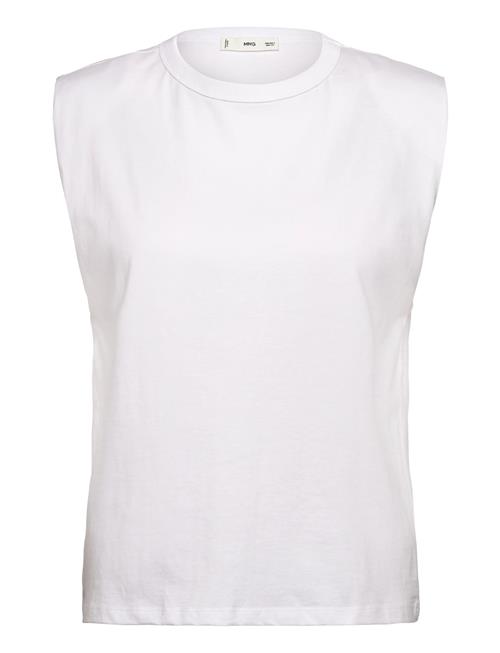 Short-Sleeved Cotton T-Shirt Mango White